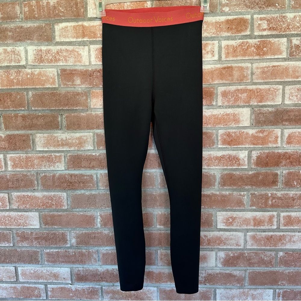 Outdoor Voices Smooth 7/8 Ankle Scuba Leggings High Rise Women’s XS Black